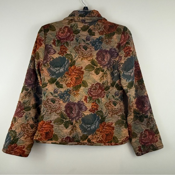 Vintage Acorn Floral Tapestry Jacket – Size S - Picture 3 of 4